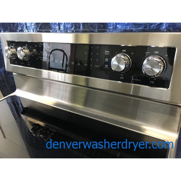 KitchenAid 30 Stainless Steel Electric Double Oven Convection Range