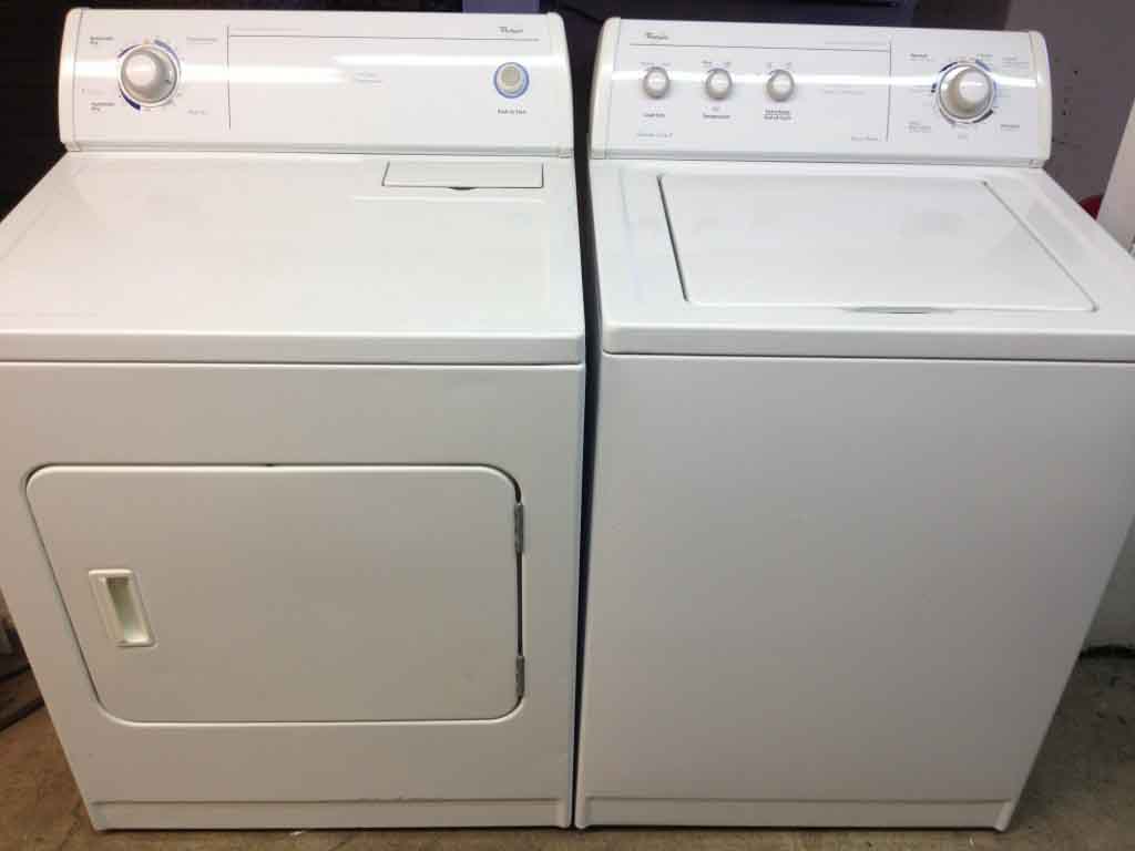 Large Images for Solid Whirlpool Washer/Dryer Set - #311