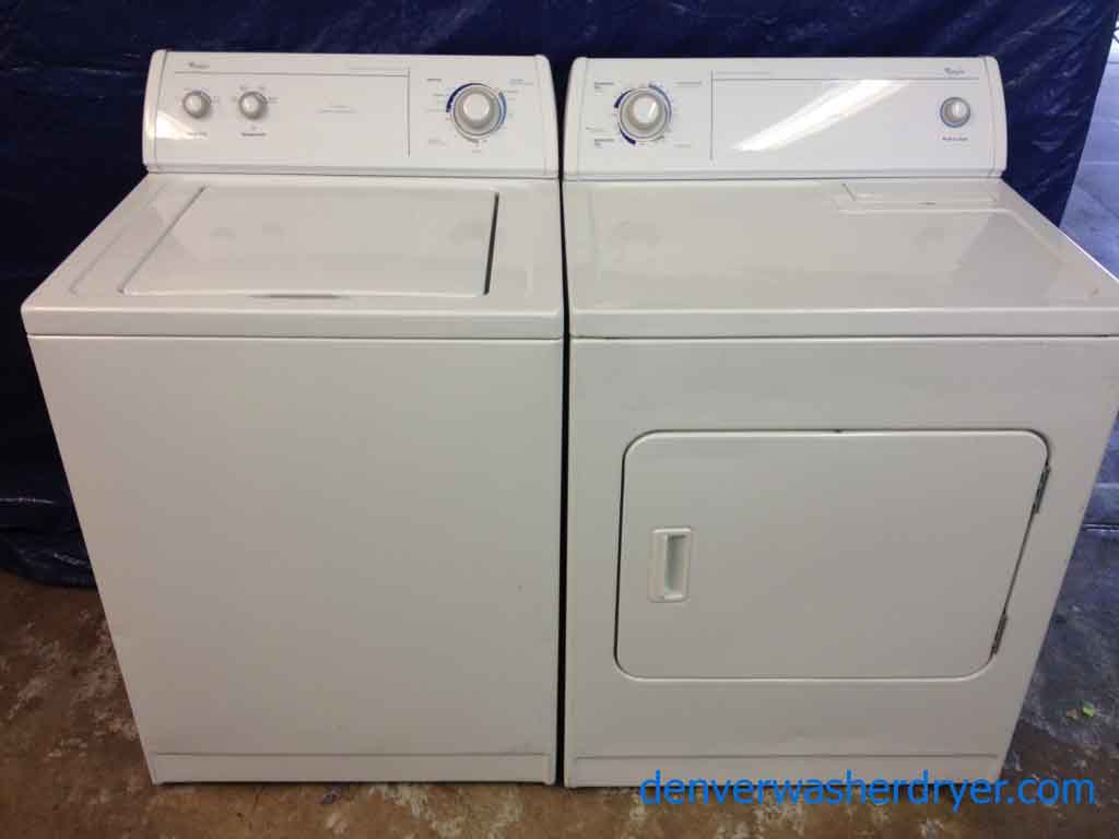 Large Images for Reliable Whirlpool Washer/Dryer, Matching Set - #1031