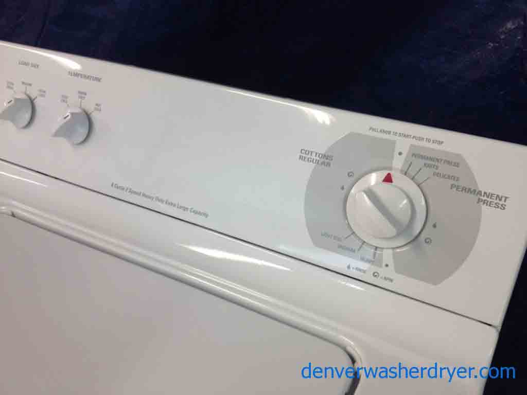 GE Washer, Simple and Reliable Unit