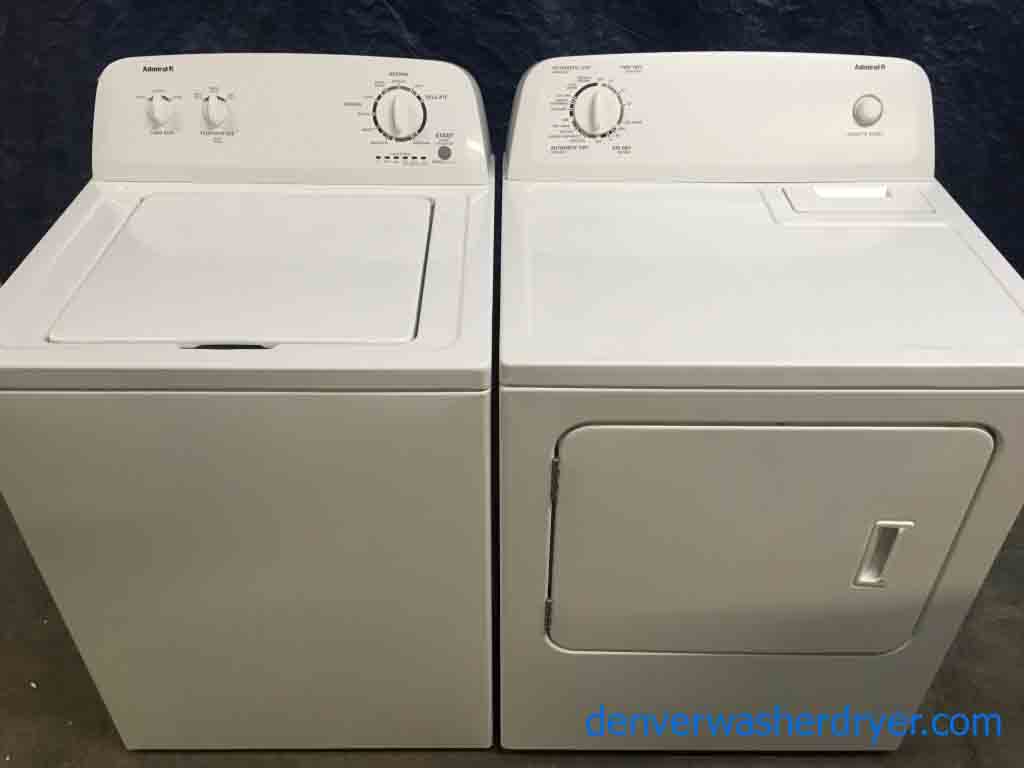 Large Images for Admirable Admiral(Maytag) Washer Dryer Set, Full-Sized ...
